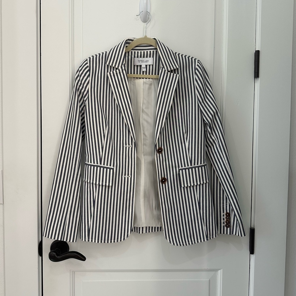 Derek Lam 10 Crosby Striped Blazer Size 2